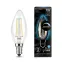 Лампа светодиодная LED 5Вт E14 220В 4100К свеча, диммируемая | 103801205-D | Gauss