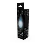 Лампа светодиодная Black LED Filament Свеча на ветру E14 11W 750lm 4100K | 104801211 | Gauss