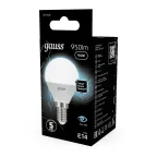 Лампа светодиодная LED 9.5Вт E14 220В 4100К Globe | 105101210 | Gauss