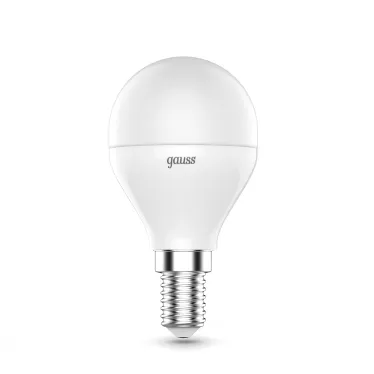 Лампа светодиодная Smart LED Шар G45 6W E14 RGBW+dim 1/10/100 | 105101406 | Gauss