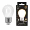 Лампа светодиодная Filament Шар 9W 590lm 3000К Е27 milky LED 1/10/50 | 105202109 | Gauss