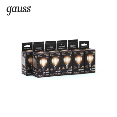 Лампа светодиодная LED 5Вт E14 220В 2700К шар | 105801105 | Gauss