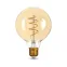 Лампа светодиодная Black LED Filament G95 Flexible E27 6W Golden 360lm 2400К | 105802007 | Gauss