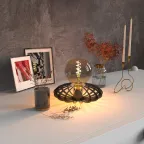 Лампа светодиодная Black LED Filament G95 Flexible E27 6W Golden 360lm 2400К | 105802007 | Gauss