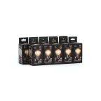 Лампа светодиодная Black LED Filament Шар E27 9W 680lm 2700K | 105802109 | Gauss