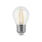 Лампа светодиодная LED 5Вт E27 220В 4100К шар | 105802205 | Gauss