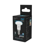 Лампа светодиодная R39 4W 370lm 6500K Е14 LED 1/10/100 | 106001304 | Gauss