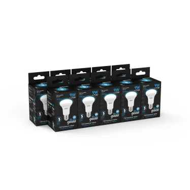 Лампа светодиодная R63 9W 700lm 6500K E27 LED 1/10/50 | 106002309 | Gauss