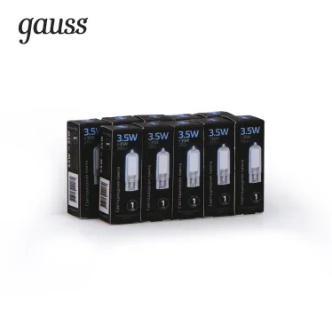 Лампа светодиодная Black LED G4 AC220-240V 3.5W 260lm 4100K Glass | 107807203 | Gauss