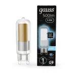 Лампа светодиодная Black LED G9 AC220-240V 5.5W 500lm 4100K Glass | 107809205 | Gauss