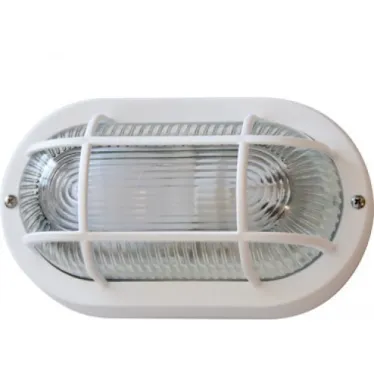 Светильник пылевлагозащищенный для ЖКХ НПП 03-100-1202 Овал решетка ЛОН 1х100Вт Е27 IP65 накладной | 11661 | Владасвет