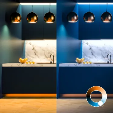 Лампа светодиодная филаментная Smart Home DIM+CCT E14 CF35 4,5 Вт 2000-6500 К 1/10/40 | 1280112 | Gauss