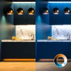 Лампа светодиодная филаментная Smart Home DIM+CCT E27 Diamond Golden 6,5 Вт 2000-5500 К 1/40 | 1370112 | Gauss