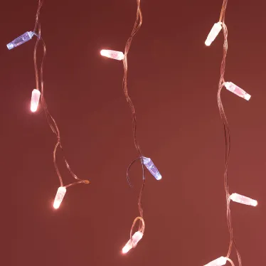 Светодиодная гирлянда ARD-EDGE-CLASSIC-2400x600-CLEAR-88LED-FLASH Rose Gold (230V, 6W) (Ardecoled, IP65) | 031189 | Arlight