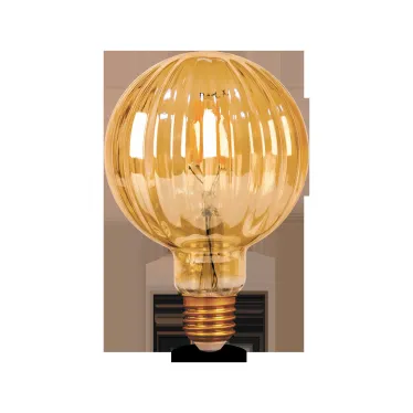 Лампа светодиодная Filament G100 4W 380lm 2400К Е27 golden Baloon LED 1/20 | 147802004 | Gauss