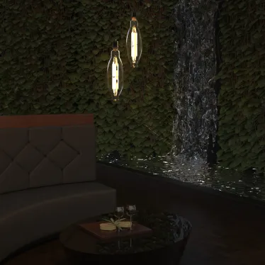 Лампа светодиодная LED Vintage Filament BT120 8W E27 120*420mm Amber 780lm 2400K 1/10 | 155802008 | Gauss