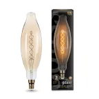 Лампа светодиодная LED Vintage Filament Flexible BT120 8W E27 120*420mm Amber 620lm 2400K 1/10 | 156802008 | Gauss