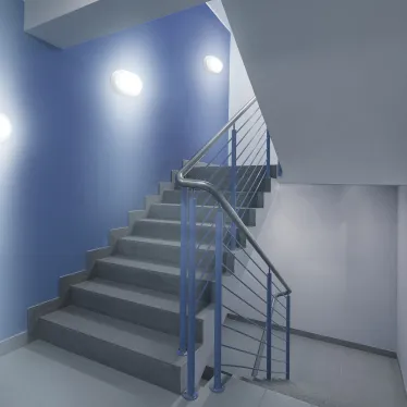 Светильник светодиодный пылевлагозащищенный для ЖКХ Elementary овал 8W 700lm 6500K 160-260V IP65 160*90*46мм белый LED 1/40 | 161411308 | Gauss