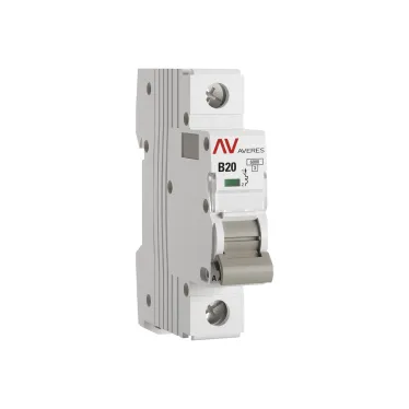 Выключатель автоматический AV-6 1P 20A (B) 6kA AVERES