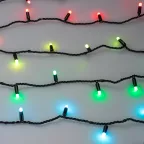 Светодиодная гирлянда ARD-STRING-CLASSIC-10000-BLACK-95LED-MILK-LIVE RGBW-DMX (24V, 10W) (Ardecoled, IP65) | 031747 | Arlight