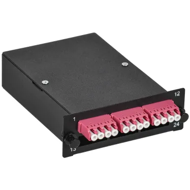 ITK Кассета для кросса ST OM4 MTPf 3хLC-quad (12 ОВ) | FCPS-5004-MTPF-012LCQ | ITK