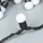 Светодиодная гирлянда ARD-BALL-CLASSIC-D17.5-10000-BLACK-100LED WARM (230V, 7W) | 025584 | Arlight