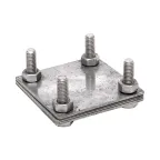 Зажим полоса 40 - полоса 40 (3 пластины 70x70мм) Ni EKF PROxima |  lp-g3105-ni |  EKF