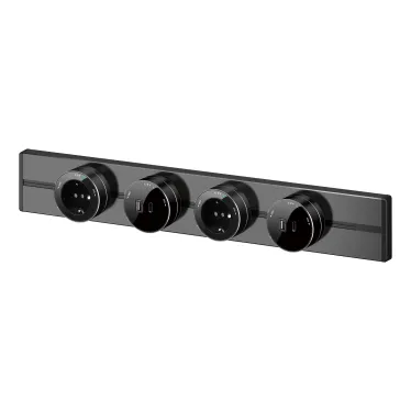 MultiTrack Розетка 2хUSB (тип А+С) 18Вт, 5В/3А Антрацит