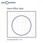 Светильник светодиодный  Office SE 20/2500 opal 2500лм 24Вт 4K IP40 0,98Pf 80Ra DL Kп«1| DOSE20-O-4K-DL | Diora