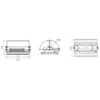 Светильник светодиодный  Unit 55/7000 К14 7000лм 55Вт 5000К IP67 0,98PF 70Ra i Кп«1 лира| DU55K14-5K-I-L | Diora