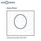 Светильник светодиодный Piton 70Вт 7500Лм 4000K IP65 Аварийный|DP70D-O-4K-A|Diora