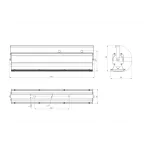 Светодиодный светильник Diora Kengo SE80/11400 К30 11400лм 80Вт 4000K IP65 0.95PF 70Ra Кп«1 лира | DKSE80K30-4K-L | Diora