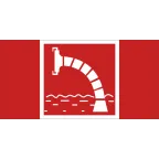 Знак безопасности BL-4020.F07"Пожарный водоисточник" | a20280 | Белый свет