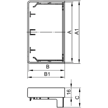 LAN 150х60 Заглушка | 00879 | DKC