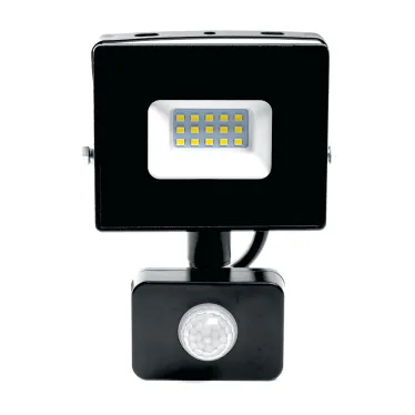 Прожектор светодиодный LL-906 с датчиком 20W 6400K 230V черный IP44 121*160*53мм | 29556 | FERON