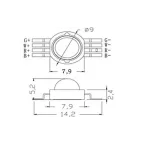 Мощный светодиод ARPL-4W-EPA-RGBW (350mA) | 020332 | Arlight