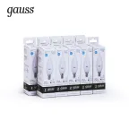 Лампа светодиодная LED 6Вт E14 220В 4100К Elementary свеча на ветру | 34126 | Gauss