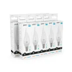 Лампа светодиодная LED 8Вт E14 220В 4100К Elementary свеча на ветру | 34128 | Gauss