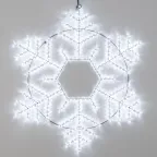 Фигура ARD-SNOWFLAKE-M10-1000x900-504LED White (230V, 31W) (Ardecoled, IP65) | 034258 | Arlight