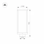 Светильник LGD-Path-Cub-H900B-12W Warm White | 021805 | Arlight