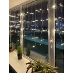 Гирлянда светодиодная  Бахрома 2м*1м теплый свет, ENOB-2B ,  24V, IP44 (80/960) | Б0041907 | ЭРА