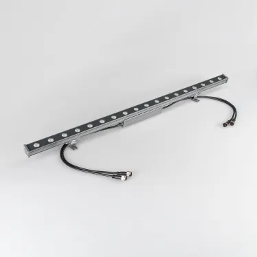 Прожектор светодиодный архитектурный AR-LINE-1000S-18W-24V RGB (Grey, 30 deg, DMX512) | 023623 | Arlight