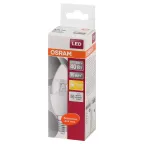 Лампа светодиодная LS CLB40 5W/827 230V CL E14 10X1 RUOSRAM | 4058075318120 | LEDVANCE