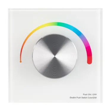 Панель SMART-P5-RGB-G-IN White (3V, Rotary, 2.4G) (Arlight, IP20 Пластик, 5 лет) | 033756 | Arlight