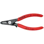 Щипцы прецизионные для внутренних стопорных колец с ограничителем раскрытия губки под углом 90° посадочный размер 8 - 13 мм диаметр наконечников 09 мм L-130 мм Cr-V чёрные обливные рукоятки