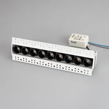 Светильник MS-ORIENT-BUILT-TRIMLESS-TC-S38x277-20W Day4000 (WH-BK, 30 deg, 230V) (Arlight, IP20 Металл, 5 лет) | 032226 | Arlight