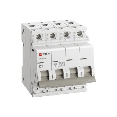 Выключатель автоматический ВА 47-63N 4P 1А (C) 4,5 кА PROXIMA |M634401C|EKF