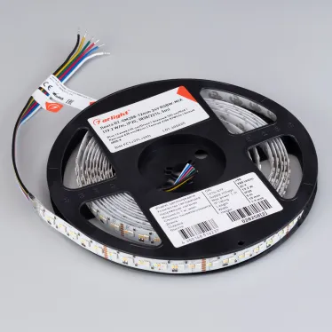 Лента светодиодная RT-GM288-12mm 24V RGBW-MIX (19.2 W/m, IP20, 3838/2216, 5m) (arlight, Открытый) | 028258(2) | Arlight