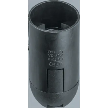 Патрон электрический NLH-PL-E14-BL пластик подвесной черный Е14 | 61348 | Navigator