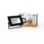 Прожектор светодиодный Gauss LED 30W 2000lm IP65 3000К черный | 613527130 | Gauss